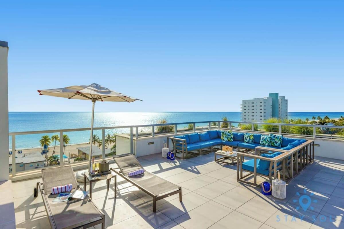 Rooftop Pool & Hot Tub - Gym - Hollywood Beach ภายนอก รูปภาพ