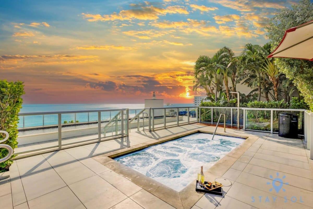 Rooftop Pool & Hot Tub - Gym - Hollywood Beach ภายนอก รูปภาพ