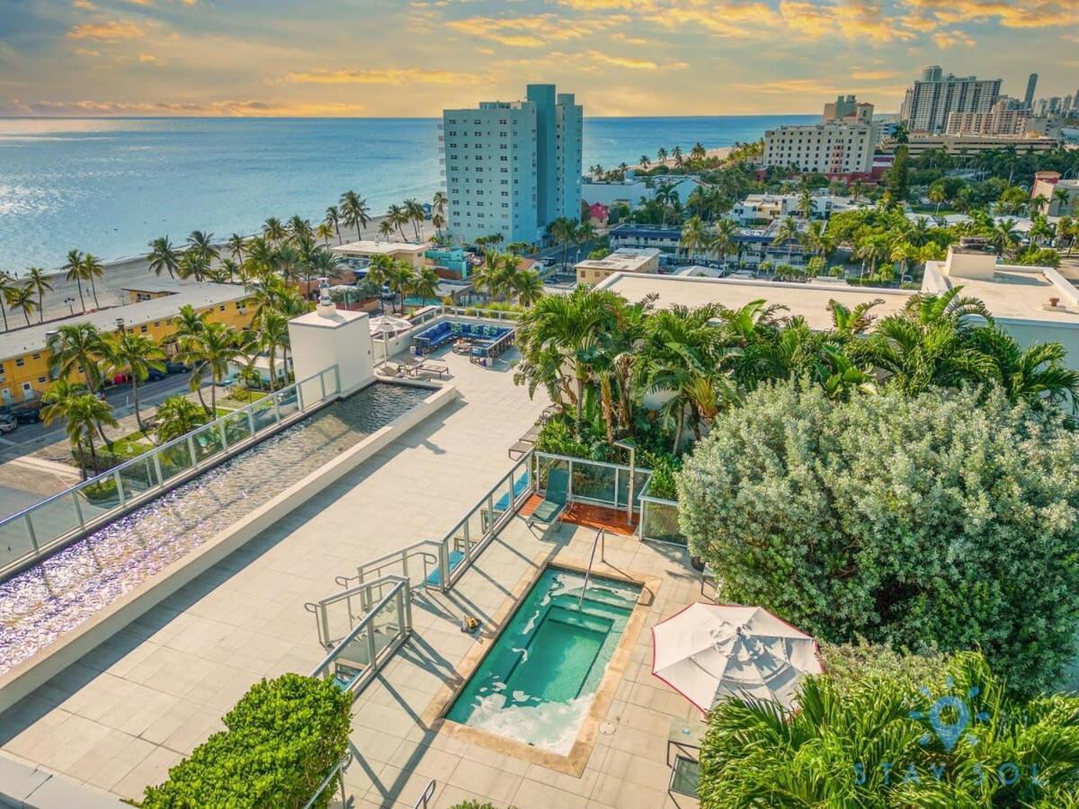 Rooftop Pool & Hot Tub - Gym - Hollywood Beach ภายนอก รูปภาพ