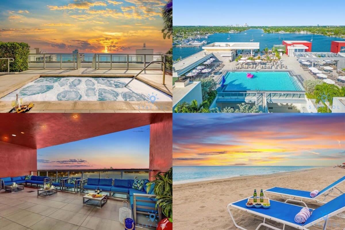 Rooftop Pool & Hot Tub - Gym - Hollywood Beach ภายนอก รูปภาพ
